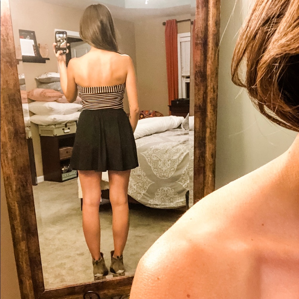 Free People Striped Strapless Top. Small. - Picture 5 of 5
